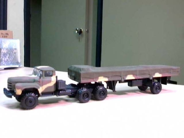 ZIL-133 with Trailer Camouflage
