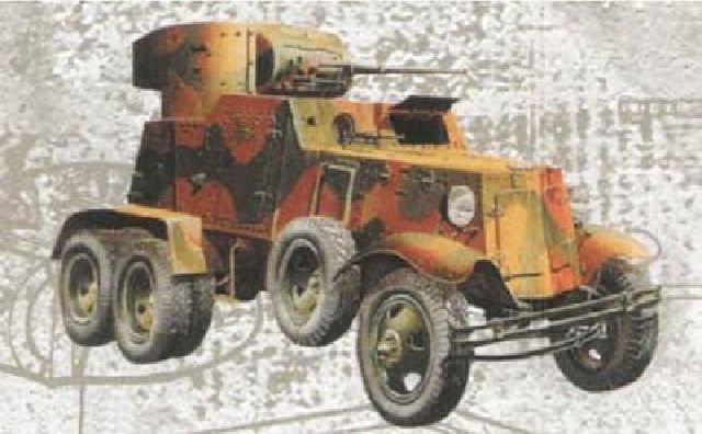 BA-6 WWII Russian heavy armored car