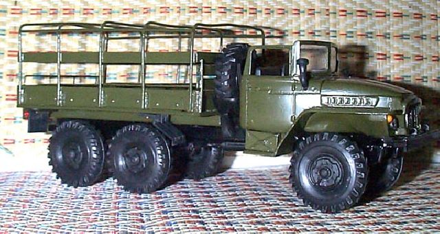 Ural-375 6x6 Army Truck Open Cab