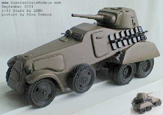 BA-11 Armored Car on ZIS-6 Chassis
