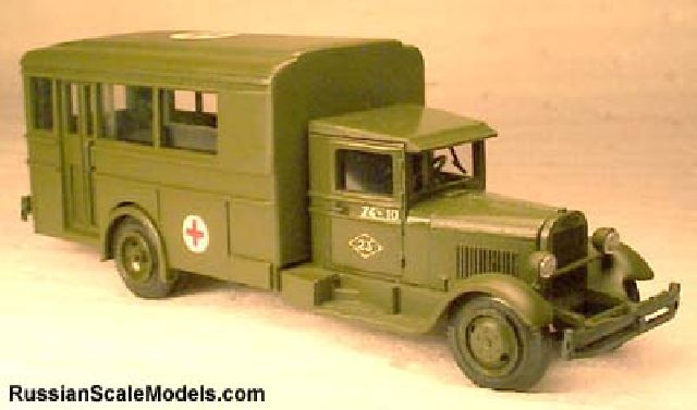ZIS-8S Ambulance Military Green