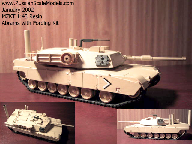 Abrams M1A1 with Deep Water Fording Kit (DWFK)