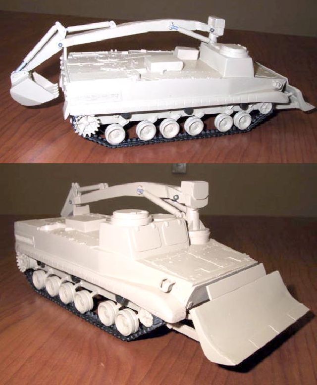 BMP-3 Vostorg Armored Excavator Desert