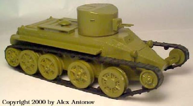 1931 Soviet BT-1 Light Tank Two m/g